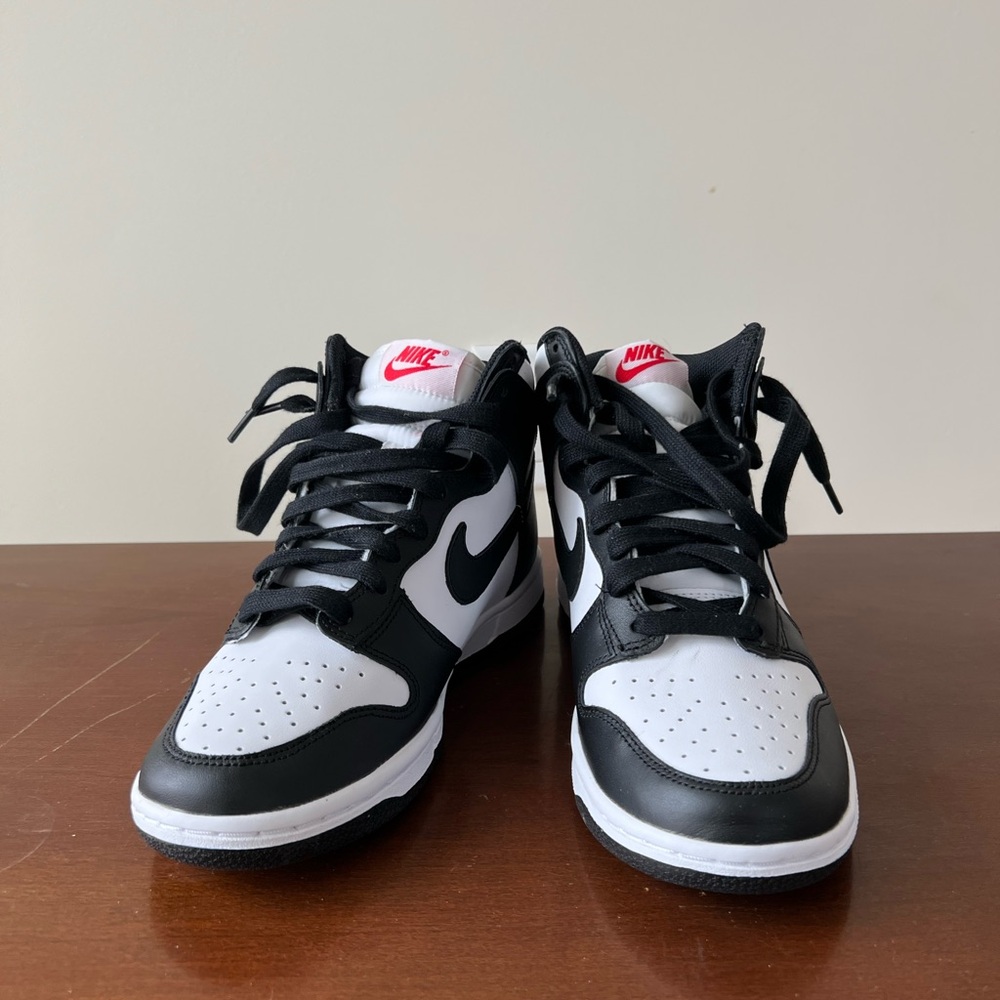 Nike Women’s High Dunk Shoes in White/Black